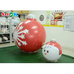 Holiday Party Hanging Decoration Inflatable Snowflake Balloon