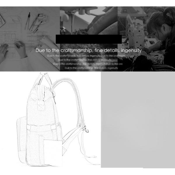 Hot Insulation Mummy Maternity Nappy Bag Waterproof Large Capacity Baby Diaper Bag With Stroller Strap For Baby Care