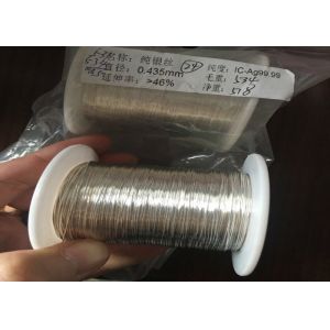 Quality Woven Silver Mesh Fabric , Silver Wire Mesh Woven Heat Transfer Conductivity for sale