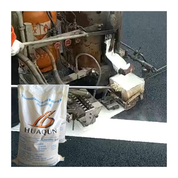 Fast-drying, strong stability white and yellow hot-melt marking paint powder Thermoplastic Road Marking Paint powder for Highway or municipal road