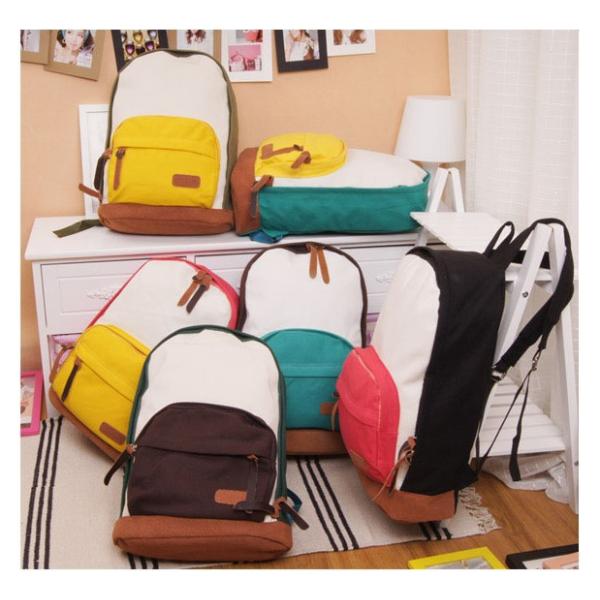 Fashion canvas backpack
