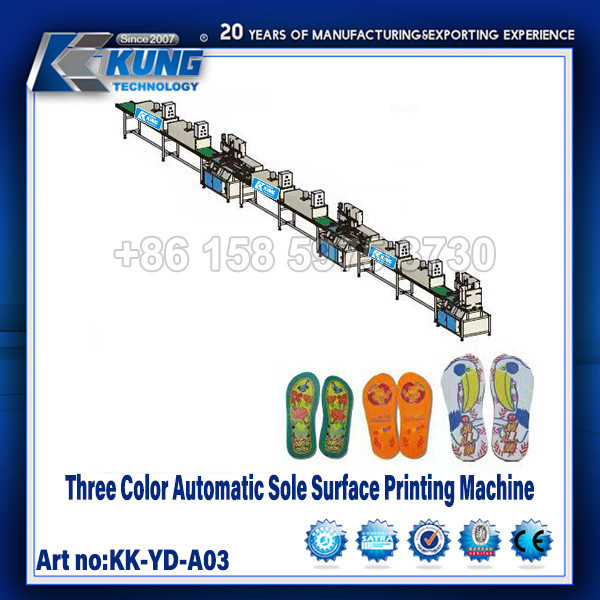 Automatic Sole Surface Printing Machine One / Two / Three / Four / Five / Six Color