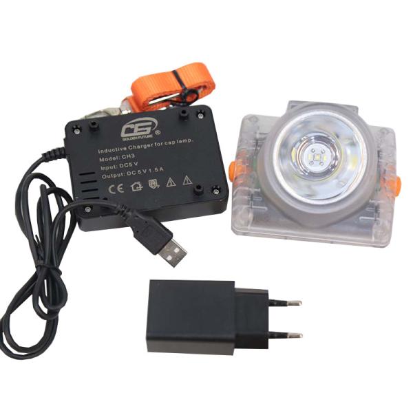 KL6LM ATEX Approved LED Mining Cap Lamp Wireless Rechargeable With 15000Lux