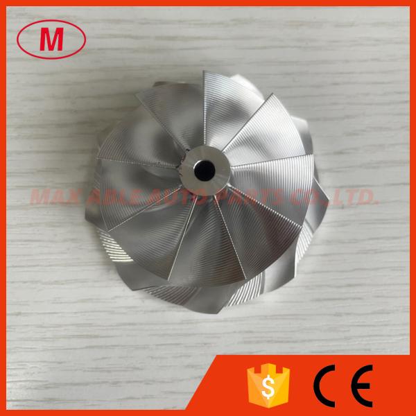 TD04 reverse 54.28/67.40mm 9+0 Blades point milling turbo aluminum 2618/Milling/billet compressor wheel