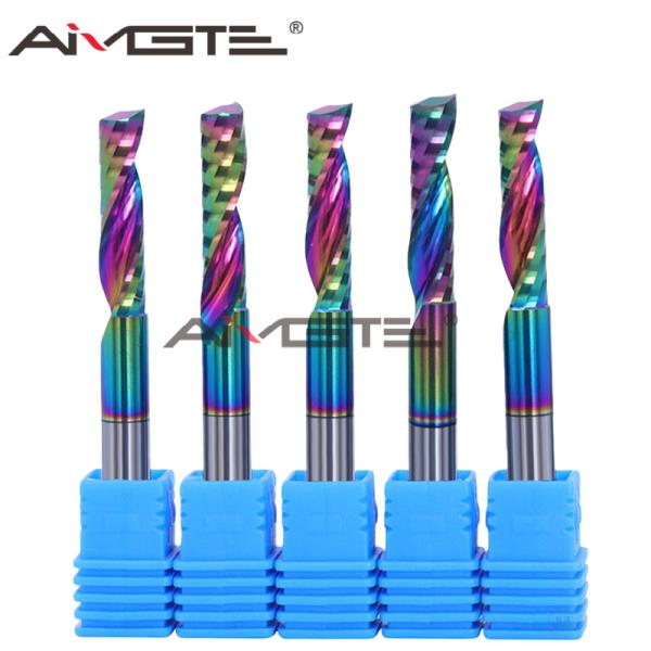 Buy 6mm DLC Coated Carbide End Mill Cutter with 0/-0.02mm Tolerance for CNC Routing at wholesale prices