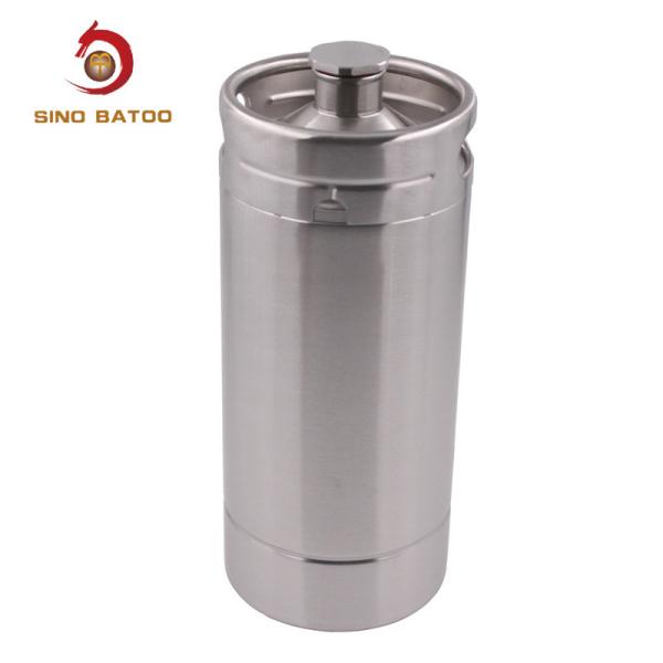 Buy 4L Small Stainless Mini Keg Single Wall Customized Logo at wholesale prices