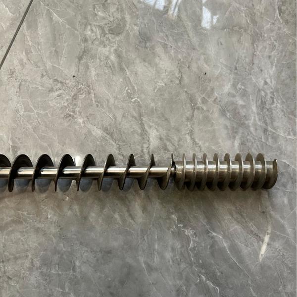 Easy Operation Screw Conveyor Heavy-Duty Manganese Steel Spiral Conveyor Blade Stainless Steel Construction / Mining Transfer Equipment Replacement