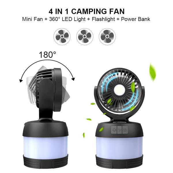 3 in 1 Power Bank Camping Lantern Mini Fan For Backpacking, Camping & Hiking, Gifts & Premiums Manufacturers & Suppliers