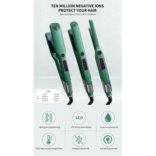 110V - 240V MCH Heating Portable Flat Iron For Hair Straightening