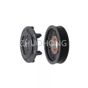 JH-COPUBM034 Auto AC Compressor Pulley Clutch Kit 6PK 120MM 12V for BMW1Mcoupe