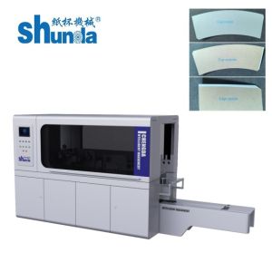 Quality Paper Blank Skiving Machine PE Film Precision Edge Covering Equipment for sale