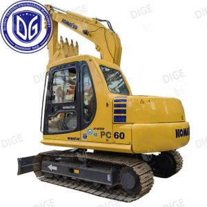 Economically efficient engine USED PC60 excavator with Advanced hydraulic