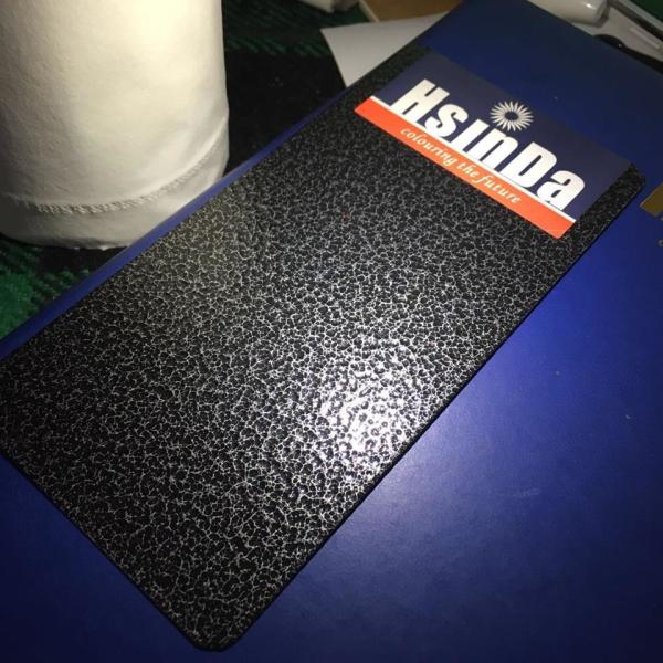 Buy Electrostatic Custom Powder Coating Hammer Finish Spray Black High Gloos at wholesale prices