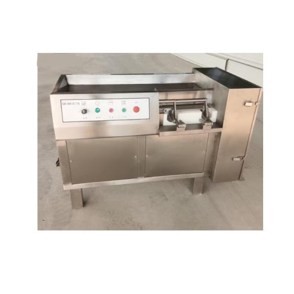 High Efficiency Commercial Cutter Shredding Fresh Frozen Meat Cube Cutting