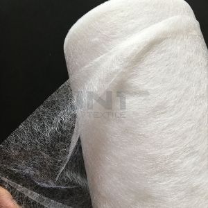 Elastic Non Woven Fusible Interfacing PA Hot Melted Garment Interlining