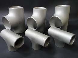 Stainless Steel SS316/SS304 Butt Weld Equal Tee Sanitary Pipe Fittings 1/2''-60'