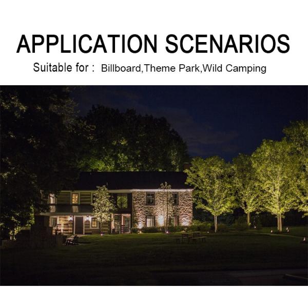 Sturdiness LED Solar Powered Flood Lights 75*145 Degree Beam Angle