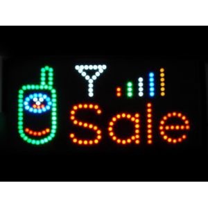 Customised business advertising led illuminated sign