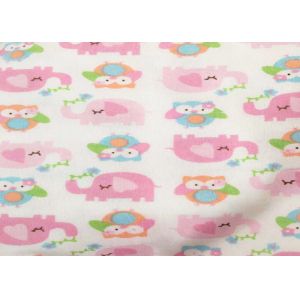 China Double Side Brushed Organic Cotton Flannel Fabric White Cleaning on sale