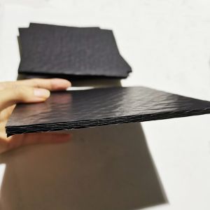 Rectangle Black compressive Paper Cushion Pad For Chocolate Candy