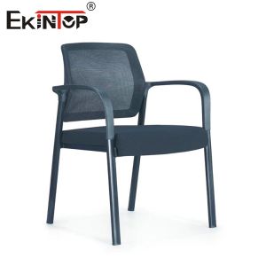 China Computer Staff Conference Training Furniture Mesh Office Chair Without Wheels on sale