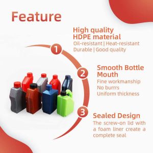 1L 2L Engine Oil Lubricating Oil Bottle Plastic Petrol Bottle