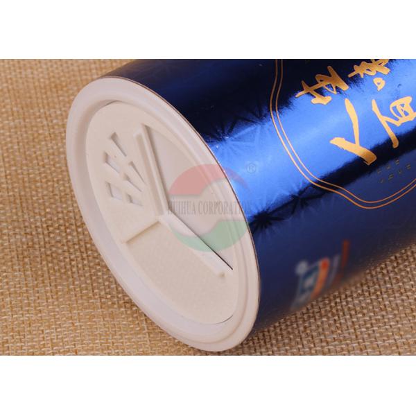 Easy Opening Labeling Custom Salt Paper Can Packaging Tube With Shaker Top