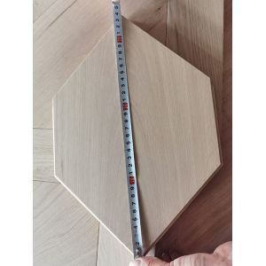 Unfinished Shaped Oak Parquet Flooring Hexagon & Trapizium Parquet