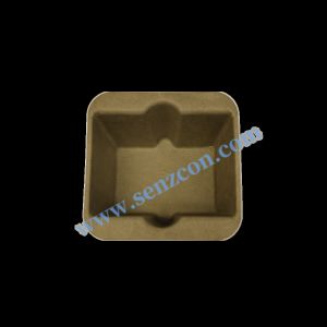 Direct supply from the factory: Dark green pulp molding packaging bases for high