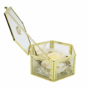 China Diameter 4-5cm Eternal Rose Flower In Glass Dome on sale