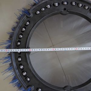 Poly Wire Bristle Mixture Johnston 2000 Sweeper Side Front Brush