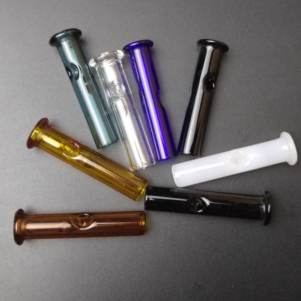 2mm Thick Reusable Glass Filter Tips For Tobacco Dry Herb Rolling Papers