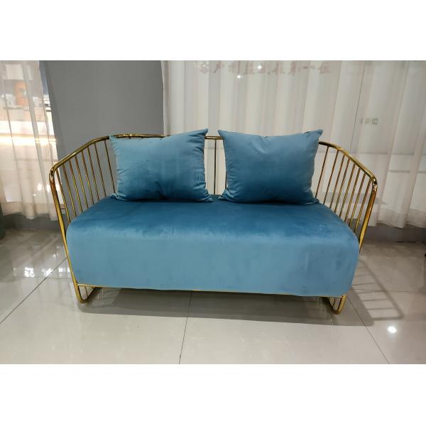 Buy Stable No Shaking 123cm 76cm Wrought Iron Settee at wholesale prices