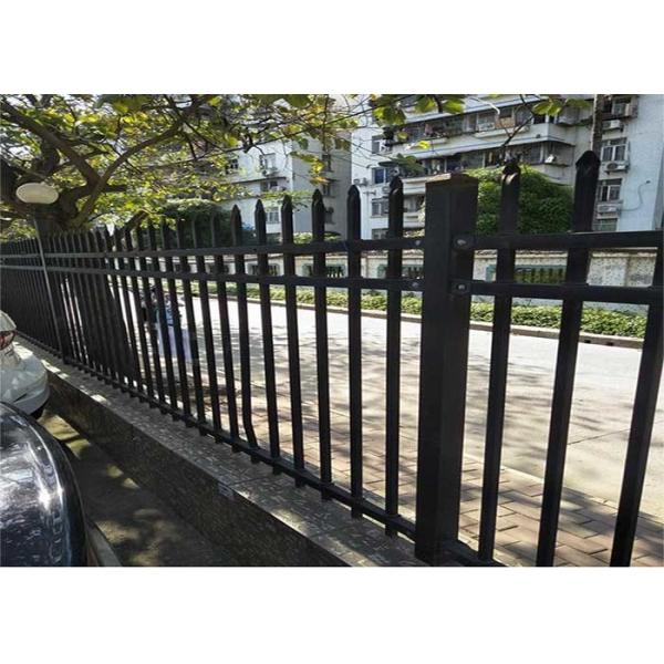 Buy Residential L3m Tubular Steel Fence Square Post Dark Green at wholesale prices