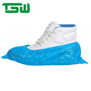 Water Resistant 60gsm Disposable Shoe Cover For Cleanroom