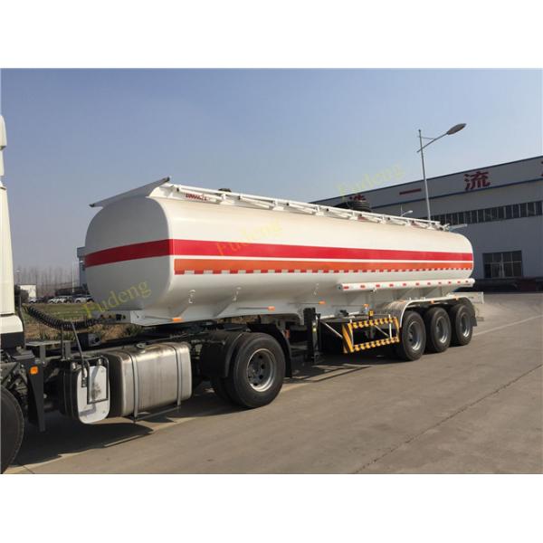 42000 L fuel tanker semi truck trailer for diesel oil delivery with insulating layer
