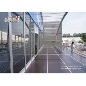 800 People Withe/ Blue Double Decker Tents with Aluminum Frame For High-class