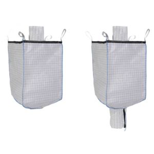 Industrial Flexible FIBC Jumbo Bags Coated / Uncoated PP Fabric Founded