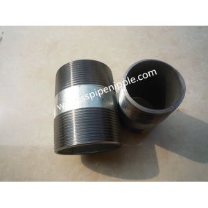 Quality BS1387 Carbon Steel Pipe Nipples Natural Gas Water Industries Use for sale