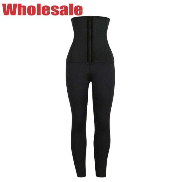 Buy Customized Ladies Black Shaping Yoga Leggings Without Waist Belts at wholesale prices