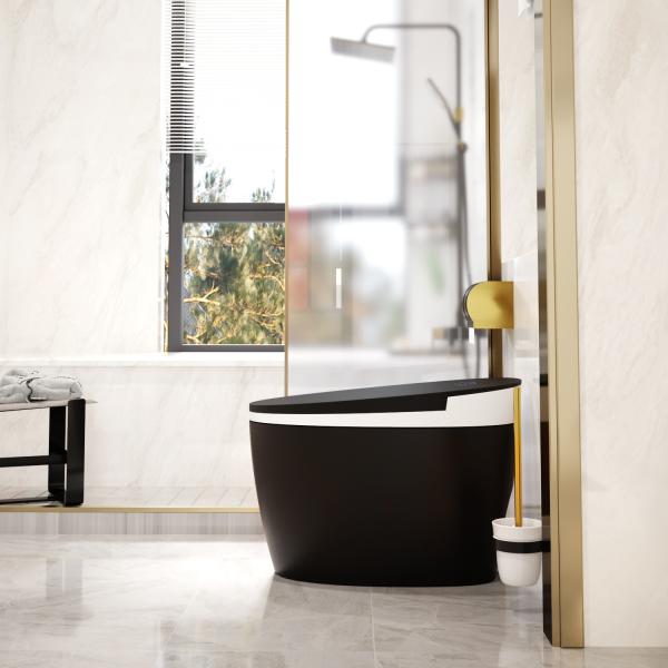 Buy Seat Heating 3L 6L Smart Intelligent Toilet Siphonic Bathroom Bidet at wholesale prices