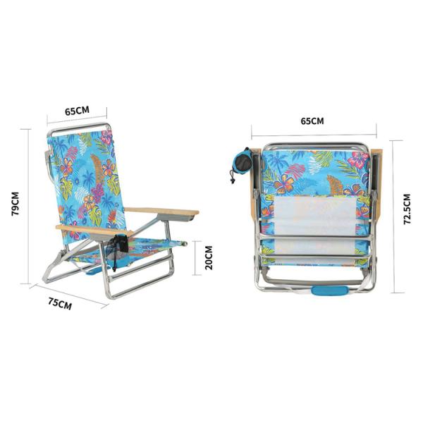 Portable Ultralight Aluminium Backpack Chair for Camping Picnic Fishing Beach Outdoor