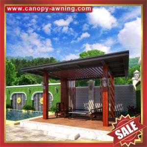 prefabricated garden park villa hotel wood style aluminum Aluminium alloy metal