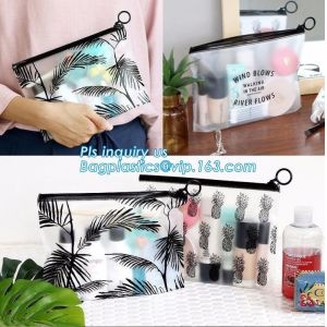 Document slider bag, Pen Bag Zipper Bag Slider Zip Travel Toiletry Cosmetic Bag