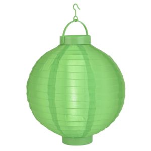 Quality Grass Green LED Round Nylon Battery Lantern for sale