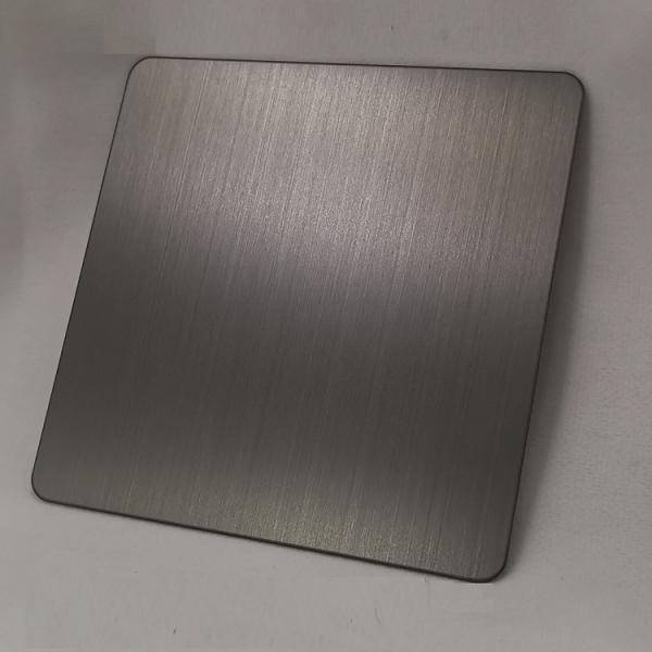 J2 NO.4 Stainless Steel Sheet Rose Gold Black Plating Four Feet 0.45mm Thk