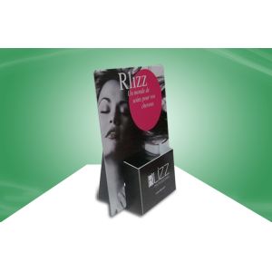 Printed Cardboard Standees Brochure Holder counter top with foldable