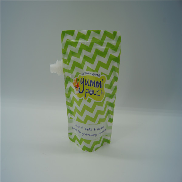 Buy 5oz Reusable Baby Food Plastic Pouches Packaging FDA Approved at wholesale prices