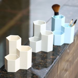 Cosmetics Desk Plastic Stationery Organiser For Students