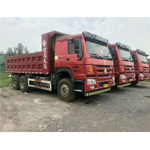 China Sinotruck howo 336hp sand transporting used articulated dump truck on sale